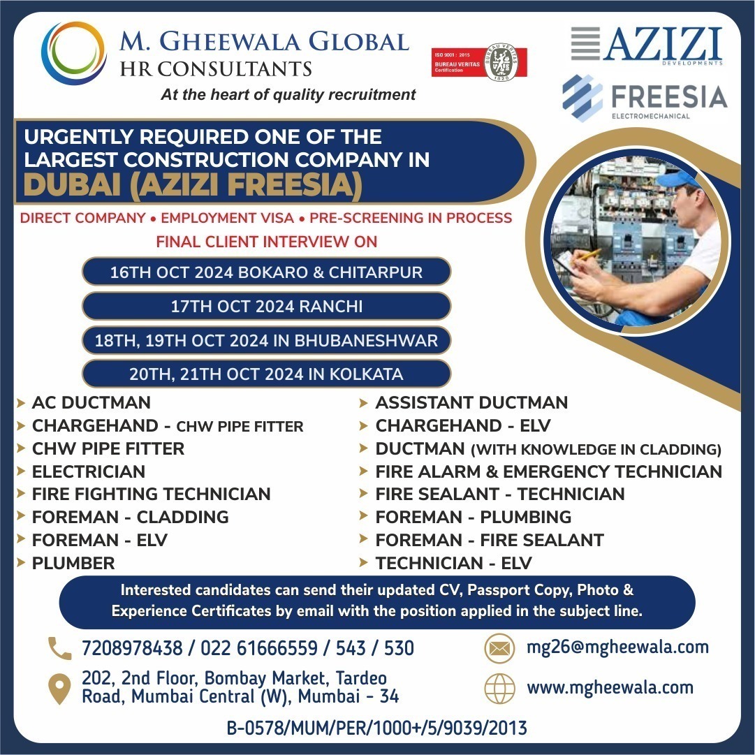 Best International Job Consultants Mumbai, India | M Gheewala