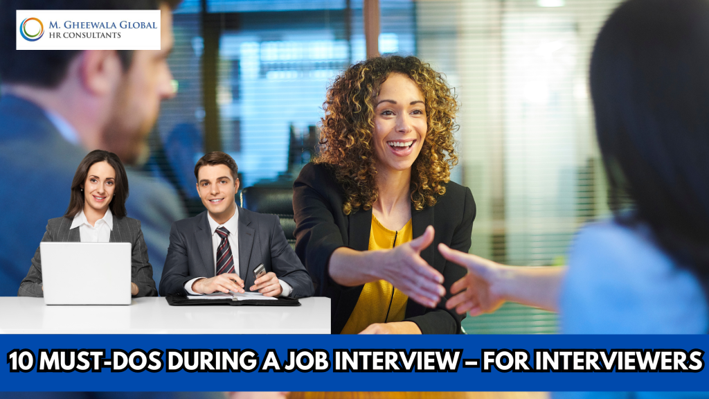 10 Must-Dos During A Job Interview – For Interviewers - Blogs - M ...